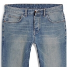 Stretch-Jeans in Kreidewaschung